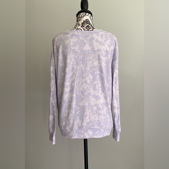 Social Standard by Sanctuary Women’s Sky Blue Tie Dye Sweatshirt Lounge Size M - Picture 2 of 5